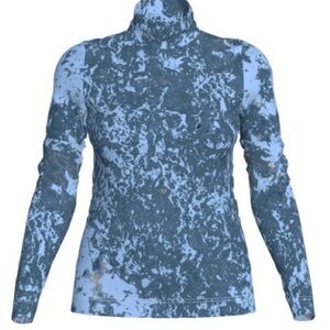 LuLaRoe Penelope - Blue Marble Turtleneck Sweater